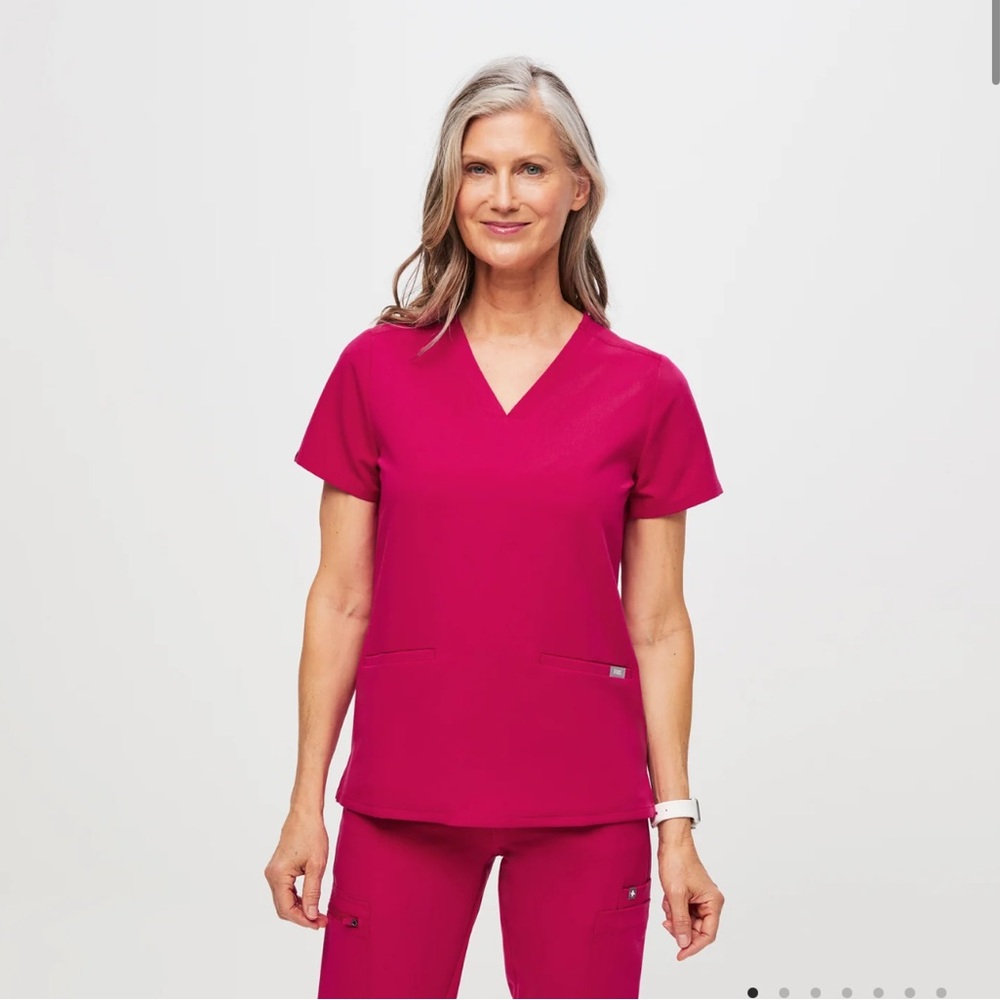 HOT MAGENTA FIGS SCRUBS